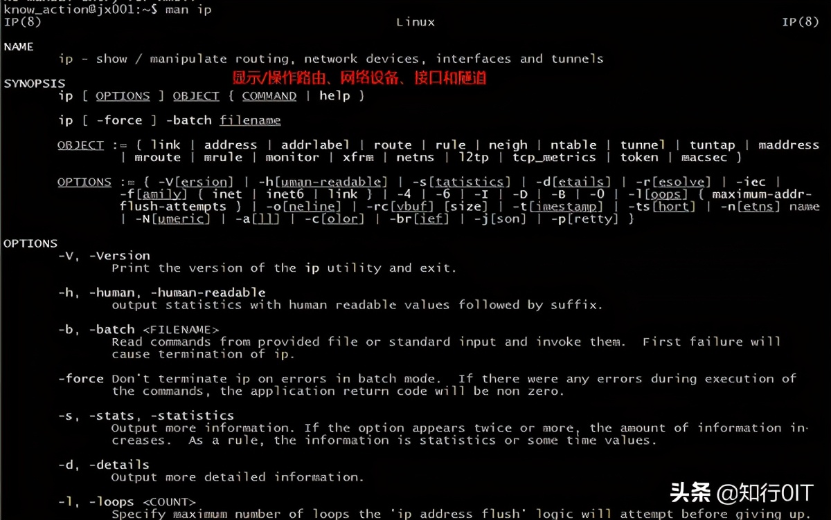 linux系統中的ip命令詳解