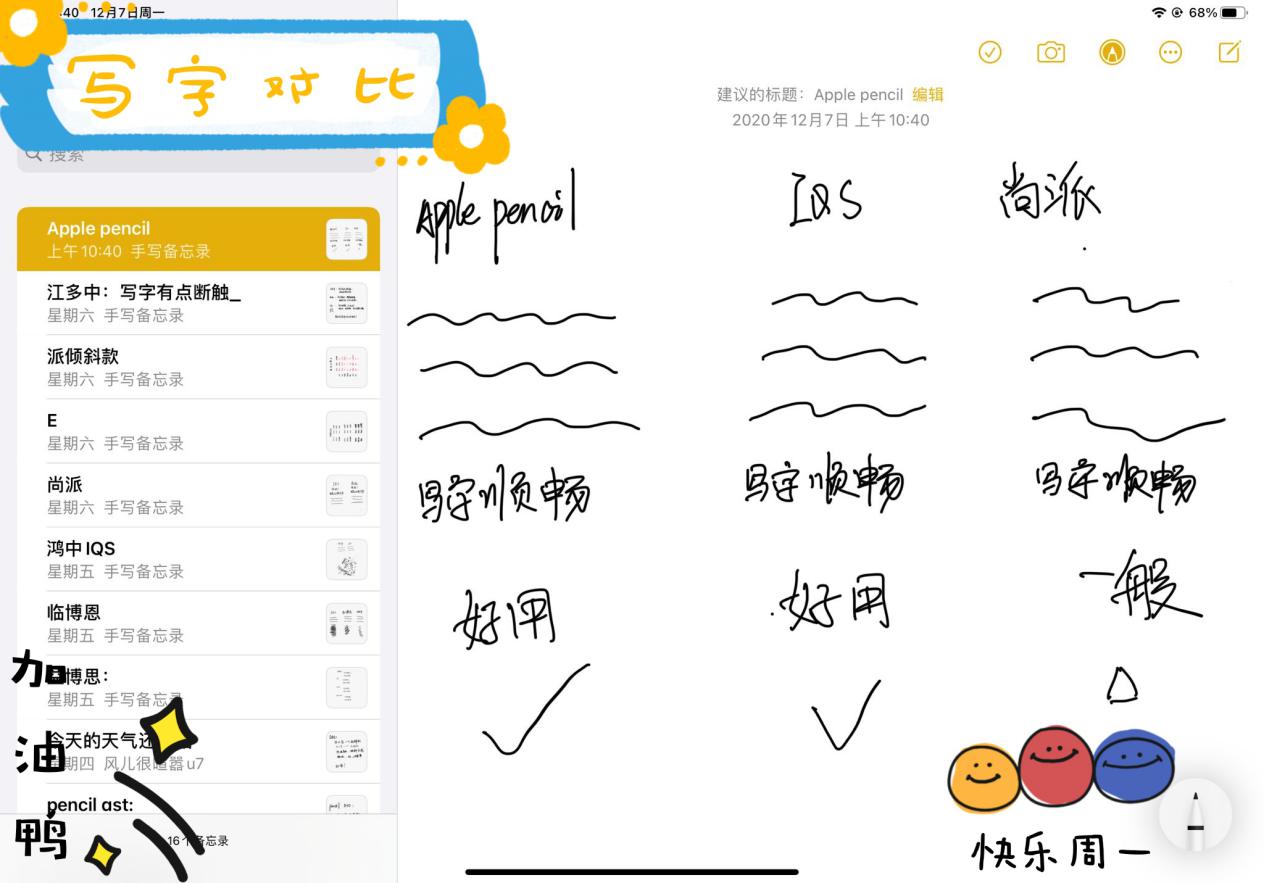 電容筆怎么選？超好用的平替Apple pencil，強烈推薦