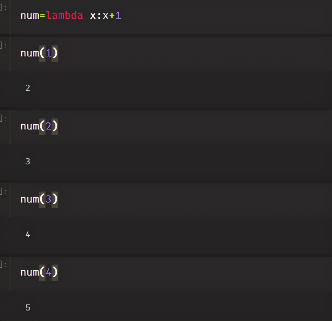 python lambda函數的使用