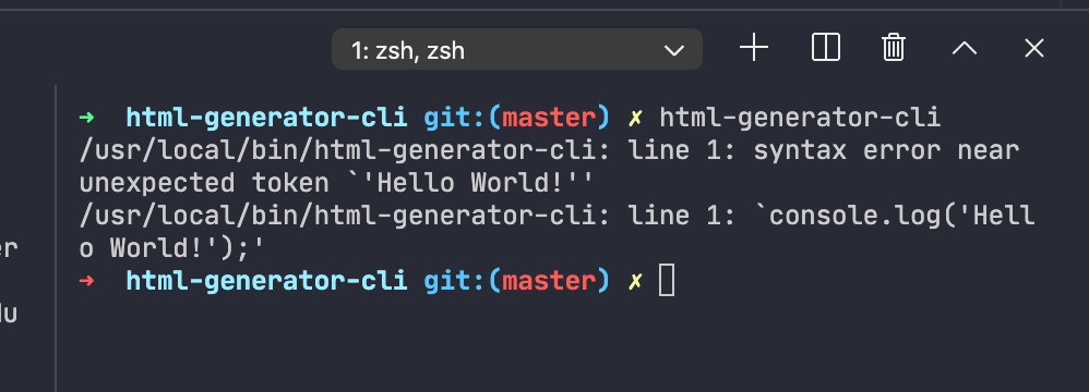 實戰｜使用JavaScript和Node創建HTML頁面生成器CLI