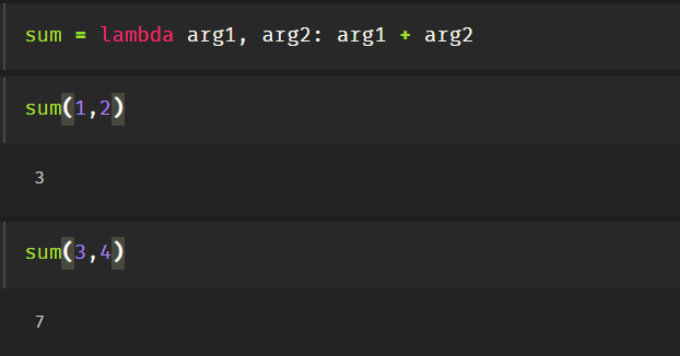 python lambda函數的使用