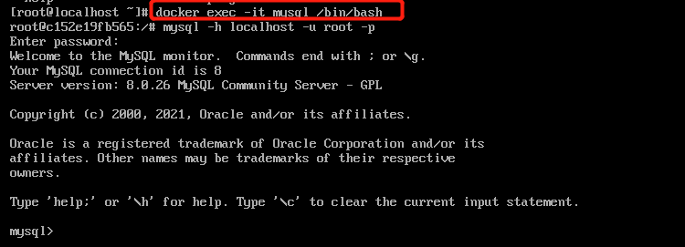 圖解虛擬機docker安裝mysql