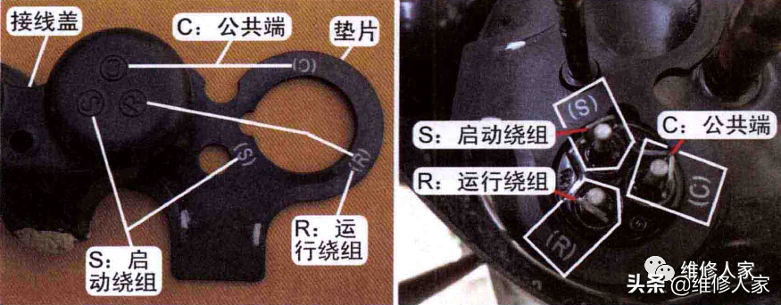 空調壓縮機原理及引線端子測量方法