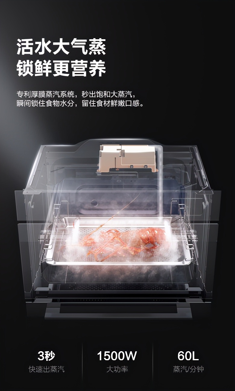 打破傳統，美的嵌入式雙腔蒸烤一體機BS50D0W重塑行業新形態
