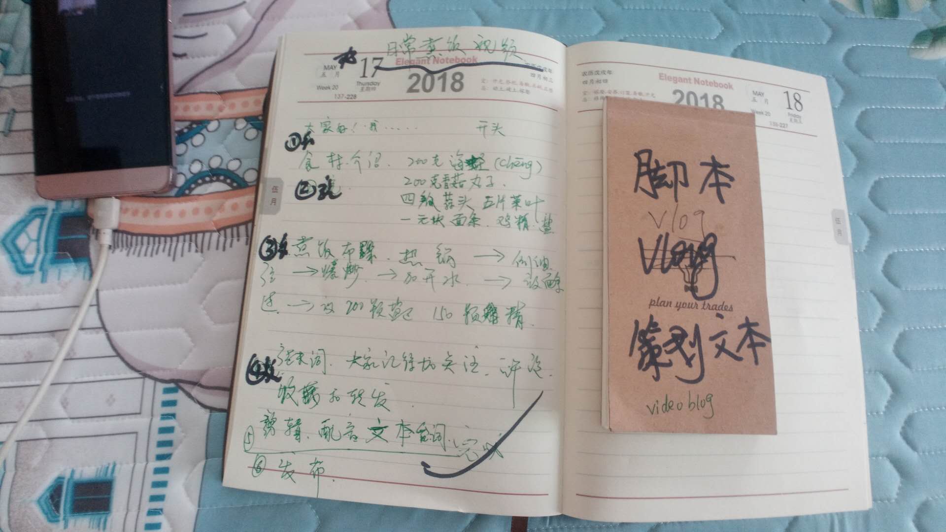 想拍攝一個視頻，該如何寫腳本
