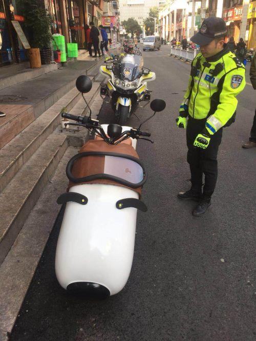 “史努比”現身溫州？原是一輛來路不明的超標電動車