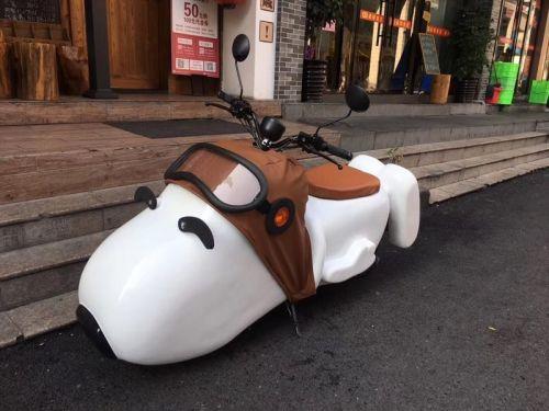 “史努比”現身溫州？原是一輛來路不明的超標電動車