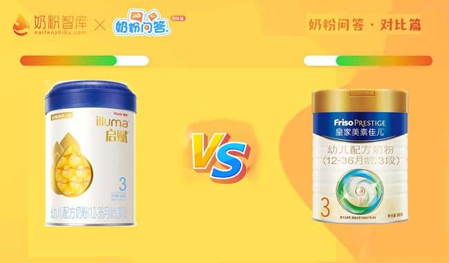 惠氏啟賦與皇家美素佳兒奶粉哪個好？營養配方怎么樣？