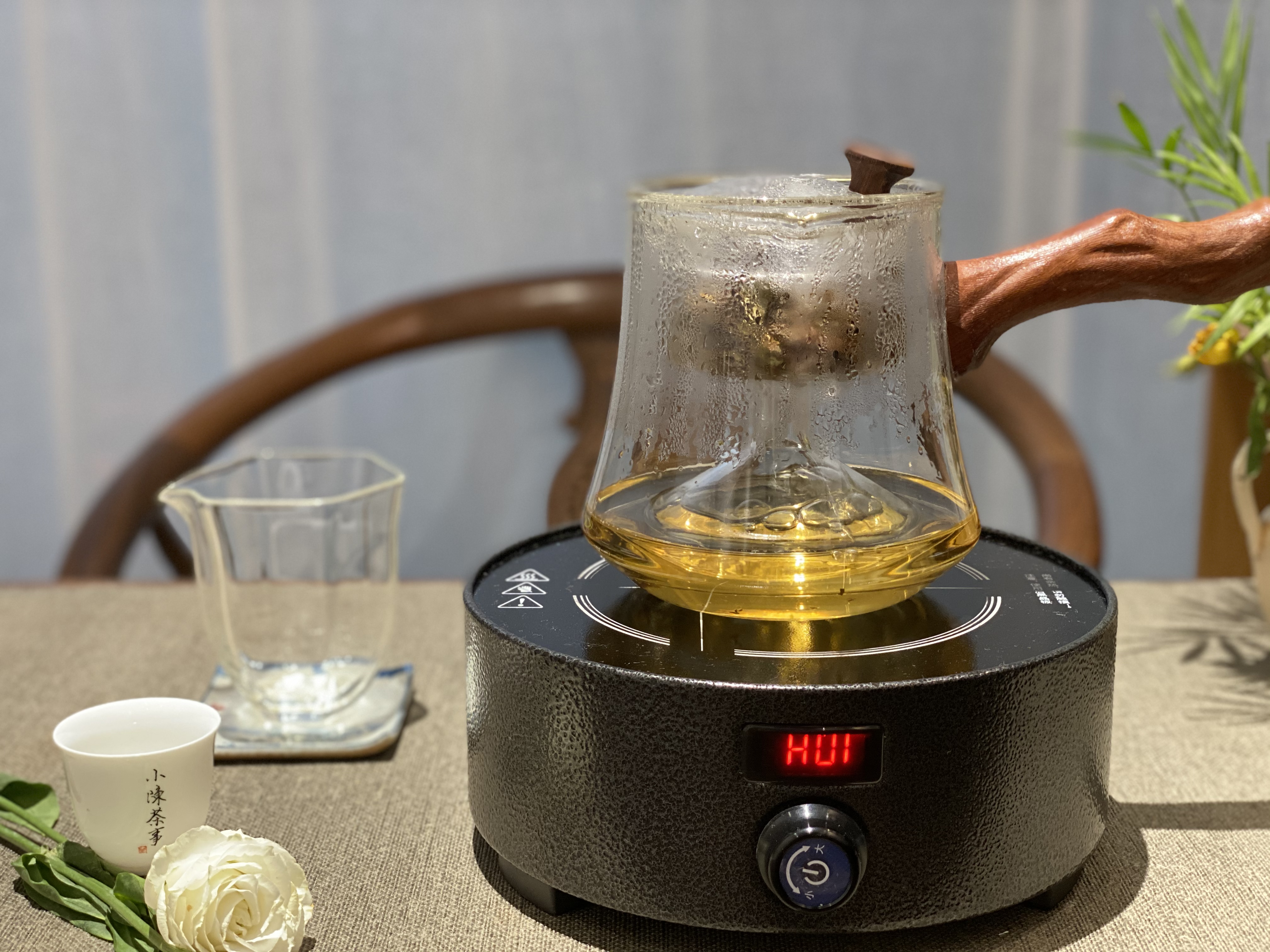 茶友入手的高等級白茶，號稱只能煮著喝，村姑陳不忍心打擊她