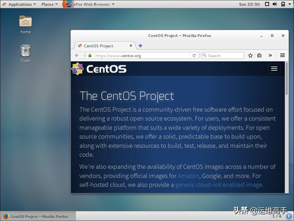CentOS7 - 安裝GNOME桌面