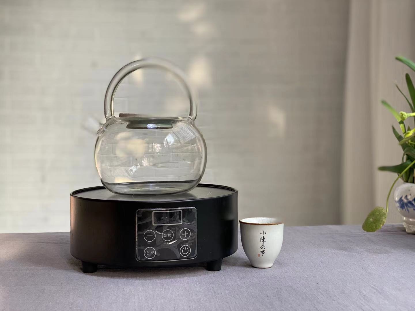 茶友入手的高等級白茶，號稱只能煮著喝，村姑陳不忍心打擊她